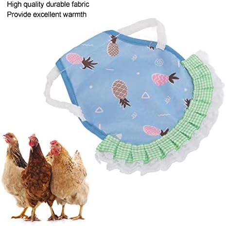 AMONİDA Tavuk Önlüğü, Tavuk Eyeri Kolay Temizlenebilir Koruyucu Zengin Desen, Kümes Hayvanları için Evcil Hayvan için Elastik