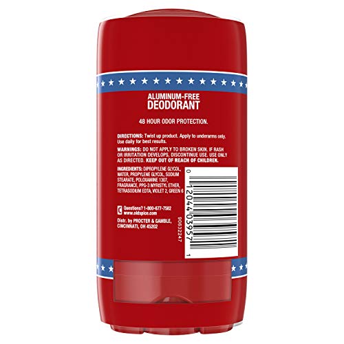 Old Spice Yüksek Dayanıklılık Deodorantı, Taze, 2'li Paket (her biri 3.0 oz)