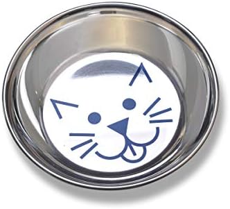 Van Ness Paslanmaz Çelik Tabağı Tarzı Kedi Tabağı, 8 Ons