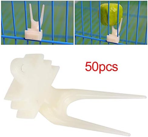 Kuş meyve çatalı Plastik Kompakt Pet meyve çatalı Kuşlar mama besleyici Aracı Aksesuar Papağanlar Hamster 50 ADET
