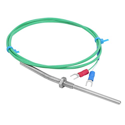 Termokupl Sensörü lcd dijital Yeşil yüksek hassasiyetli Vidalı Termokupl temassız Elektrik Çevre Koruma için(1 M)