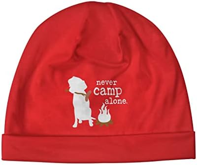 Asla Kamp Yalnız Köpek Kırmızı Yetişkin Hedging Beanie Şapka Sıcak Açık Kafatası Kemo İzle Şapka