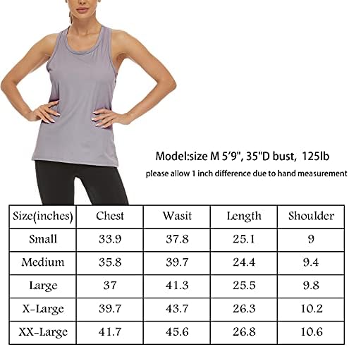 SILKWORLD 2 Paket Egzersiz Üstleri Kadın Racerback Tankı Üstleri egzersiz kıyafetleri Yoga Üstleri Atletik Spor Egzersiz koşu