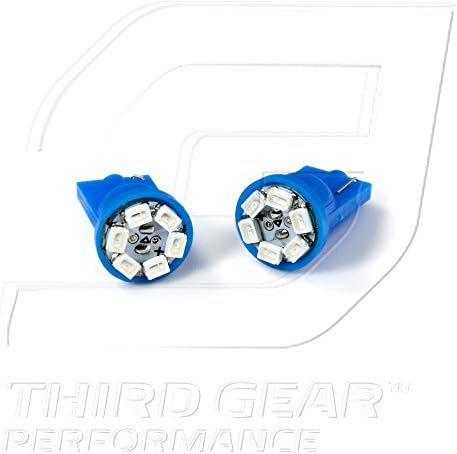 TGP T10 mavi 6 LED SMD kapı ışık kama ampuller çifti 2001-2005 Lexus IS300 ile uyumlu