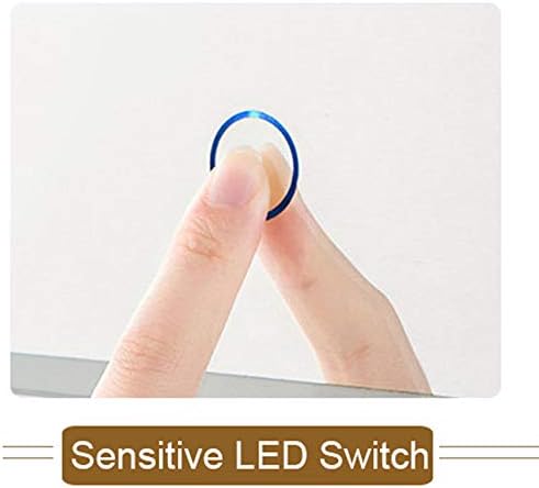 LED ayna LED banyo aynası HD Ayna Dokunmatik anahtarı LED ışık şeridi Su Geçirmez ve Moistureproof 32 inç, 40 inç LED kozmetik