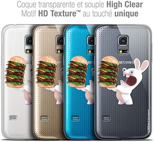 Samsung Galaxy S5 için Burger Raving Rabbids Ultra İnce Kılıf