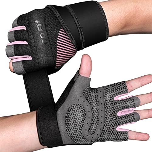 COFIT egzersiz eldivenleri Erkekler ve Kadınlar için, Kaymaz Nefes Ağırlık Kaldırma egzersiz eldivenleri ile bileklik Koruma
