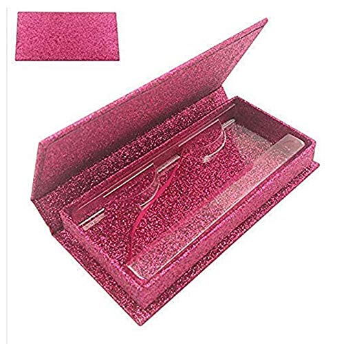 HBZGTLAD YENİ 10 adet 25mm Yanlış Eyelashes Ambalaj Kutusu Kirpik Kutuları Özel Logo Sahte 3d Vizon Lashes Glitter Vaka Boş Makyaj