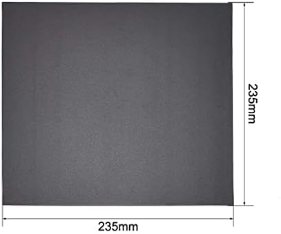 KFıdFran 235x235mm Kare ısıtma Yatağı Çıkartmalı 3D Yazıcı için Manyetik Olmayan Kompozit Malzeme (235x235mm Quadratisches Heizbett