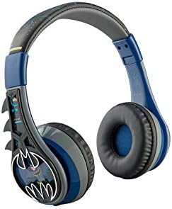Çocuklar için eKids Batman Bluetooth Kulaklıklar, Görüntülü Görüşme veya Zoom Toplantısı için Mikrofonlu Kablosuz Kulaklıklar,
