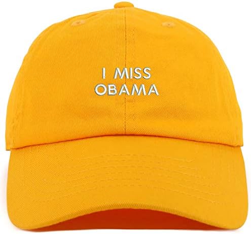 Trendy Giyim Mağazası Gençlik Obama'yı Özledim Ayarlanabilir Yumuşak Taç Beyzbol Şapkası