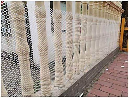 MAGFYLY Tavuk Tel Örgü Beyaz Plastik Net, Çocuk Güvenlik Çit Ağı, Merdiven Balkon Anti-Sonbahar Net, Tavuk, Ördek ve Tavşan Yetiştiriciliği