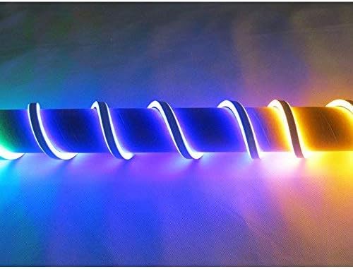 100FT mavi esnek Neon LED halat ışık aydınlatma şerit tüp kapalı açık Noel partisi odası dekor ticari kullanım aydınlatma 110