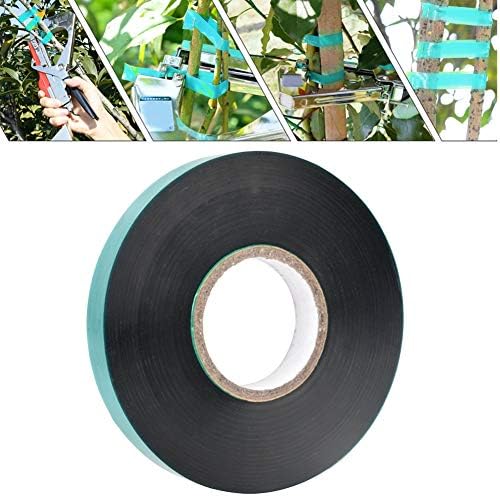 Oumefar Ağaç Destek Bağları Bant Rulo Şube Bağlama Bandı Yeşil PVC Kemer Bitkiler için Yüksek Verimlilik
