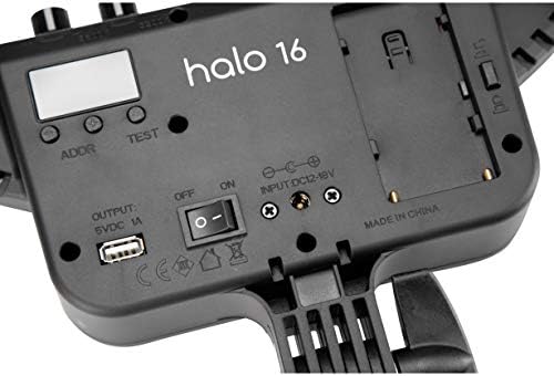 Nanlite Halo 16 Bicolor 16in LED AC/Pil 16in USB Güç Geçişli LED Halka ışık