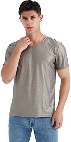 OUMIFA Radyasyon Koruma Takım Elbise, Erkekler Bir Radyasyon T-Shirt erkek Ev Gündelik Giyim Gümüş Elyaf Radyasyon Koruma için