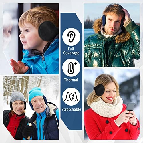 2 Paketleri Polar Earmuffs Kış Erkek Kadın kulak ısıtıcı Polar kulaklık Kış Aksesuar Erkekler Kadınlar için