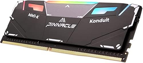 Tımetec Pınnacle Konduıt RGB 8GB DDR4 3200MHz PC4-25600 CL16-18-18-38 AMD ve Intel Masaüstü Oyun PC Bellek Modülü RAM için Uyumlu