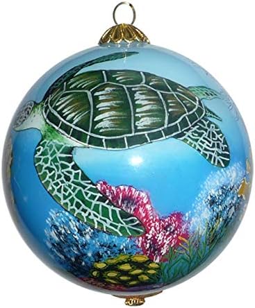 Koleksiyon Hawaii Noel Süsü: Mercanlar ve Deniz Kaplumbağaları CW / H