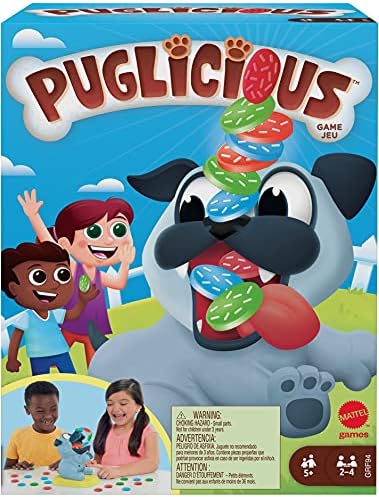 Mattel Oyunları Puglicious Çocuk Oyunu, Köpek Muamelesi-Aç Köpek Yavrusu ile İstifleme Mücadelesi, 5 Yaş ve Üstü Çocuklar için