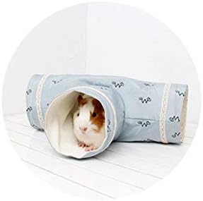 XİAMİAO Kobay Küçük Hayvan Tünel Oynayan Oyuncaklar için Kobay, Hamster (Mavi 3 Yollu)
