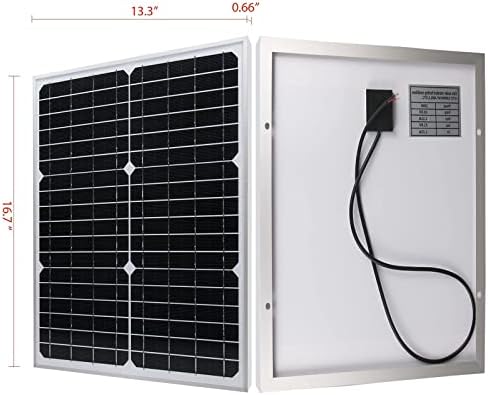 2 PCS 20 W 12 V güneş panel akü şarj kiti 20 Watt 12 Volt Monokristal PV Modülü için Araba RV tekne Karavan Kapalı ızgara Sistemi