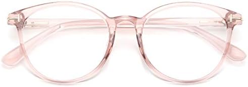 Gaoye mavi ışık engelleme gözlük, moda yuvarlak sahte gözlük Anti Uv Blu-Ray bilgisayar gözlük kadın erkek için