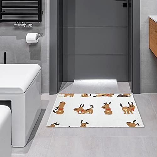 Kapı Halı Pet Köpek Dikdörtgen Yumuşak Yatak Odası Zemin Halı Oturma Odası için 23.6 × 15.7 in