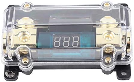 LANTRO JS-24V 100A Araç Ses Stereo Blade Sigorta Tutucu Dağıtım Blokları ile LCD Ekran, Sigortalar Kutusu Blok