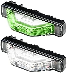 Abrams Flex 180 Geniş Açı Yeşil / Beyaz ışık Kafası [SAE Class-1] [64W - 16 LED] Ayna Altında Güvenlik Devriye Aracı Kamyon LED